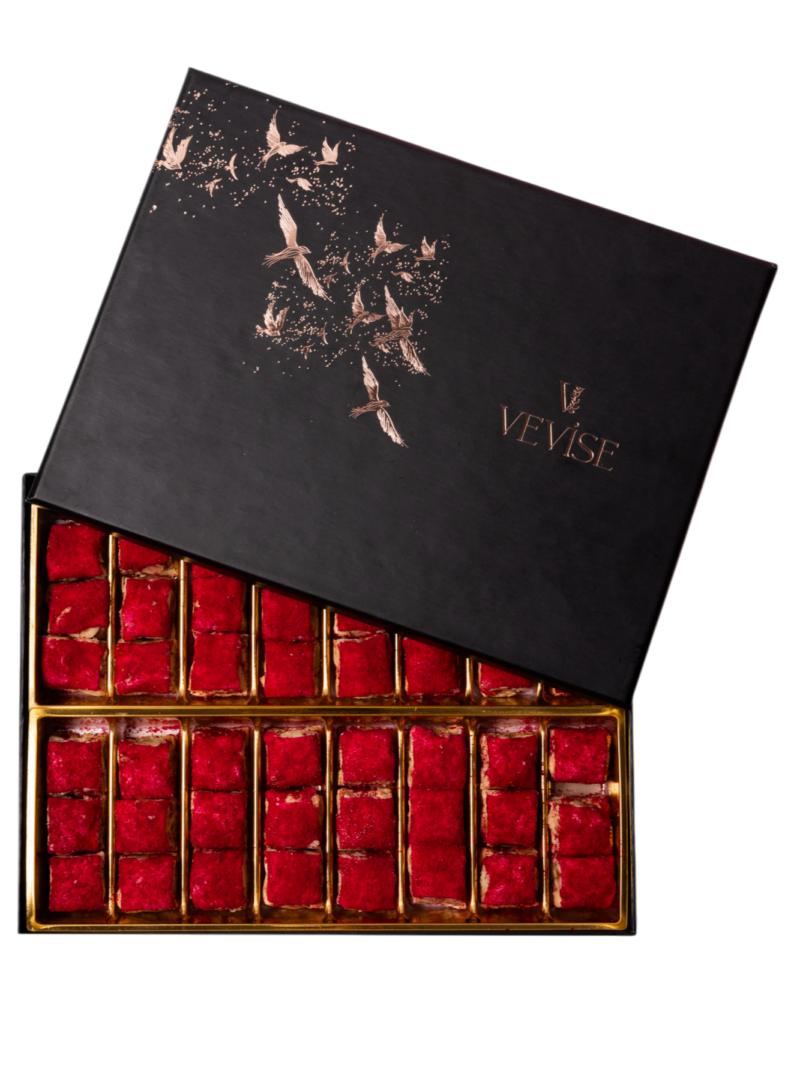 Red Velvet Lokum - Red velvet Turkish delight