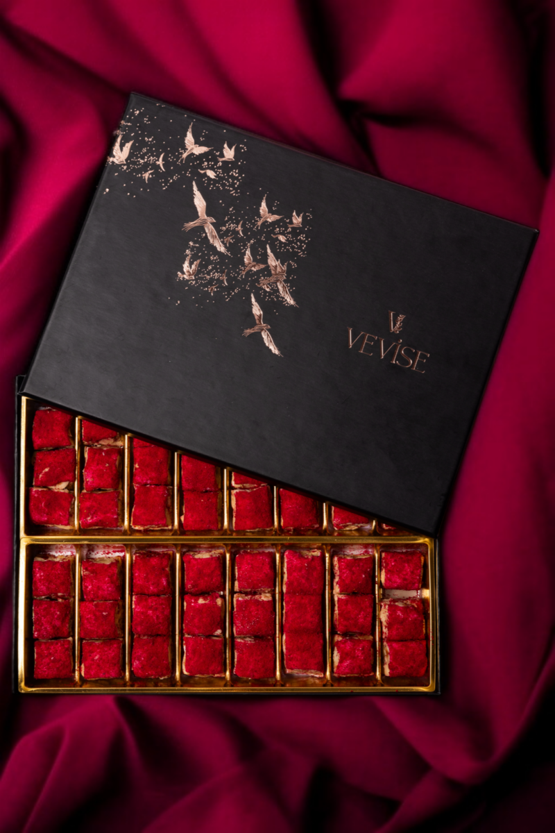 Red Velvet Lokum - Red velvet Turkish delight