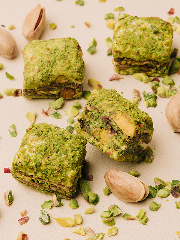 Fıstıklı Lokum - Pistachio Turkish delight - Görsel 5
