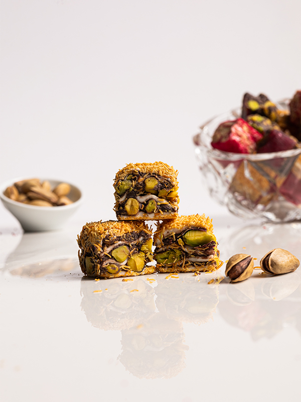 Kadayıflı Antep Fıstıklı Lokum - Görsel 4