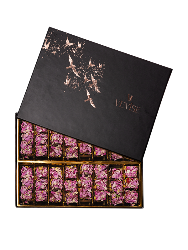 Narlı Güllü Lokum - Pomegranate and Rose Turkish delight
