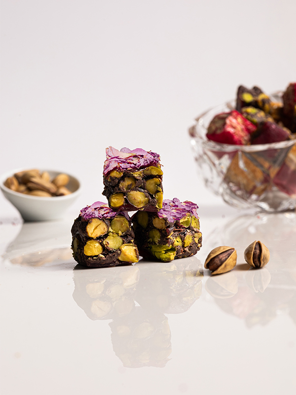 Narlı Güllü Lokum - Pomegranate and Rose Turkish delight - Görsel 2